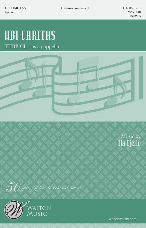 Gjeilo Ola: Ubi Caritas for TTBB