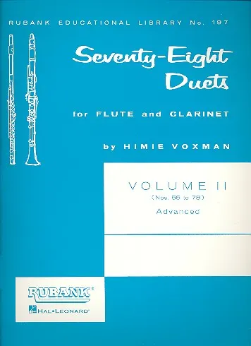 78 Duets vol.2 (Nos.56-78) for flute and clarinet