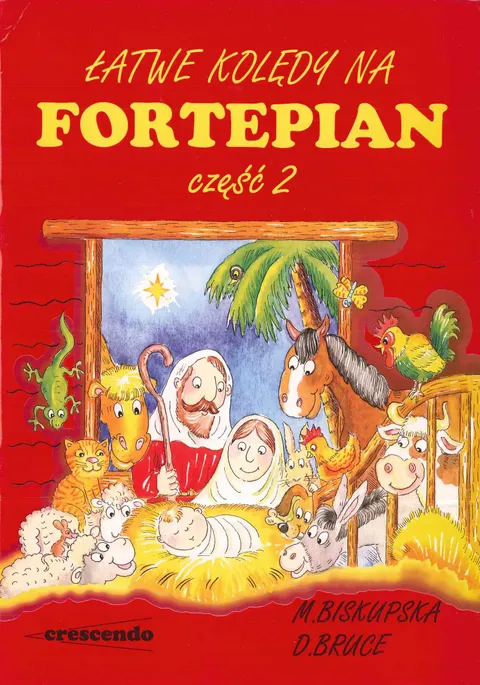 Biskupska Małgorzata, Bruce David: Łatwe kolędy na fortepian na cztery ręce