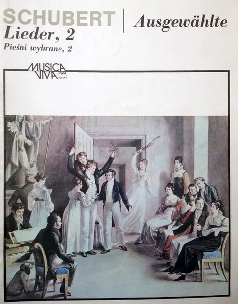 Franz Schubert: Pieśni wybrane – Tom 2 na głos i fortepian