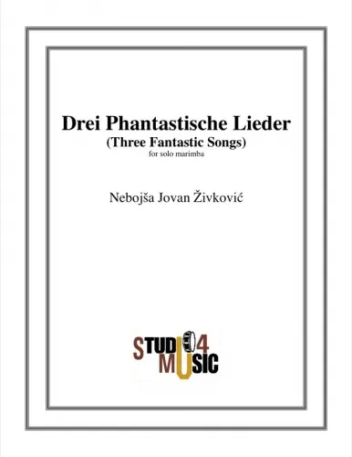 Nebojsa Jovan Zivkovic: Drei Phantastische Lieder na perkusję