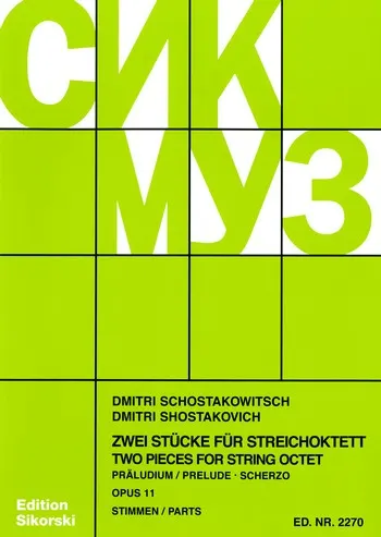 Dmitrij Szostakowicz: Preludium i Scherzo op. 11 na oktet smyczkowy