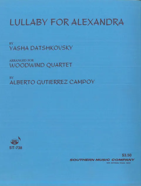 Datshkovsky / Campoy: Lullaby for Alexandra (Canción de cuna de Alejandra)