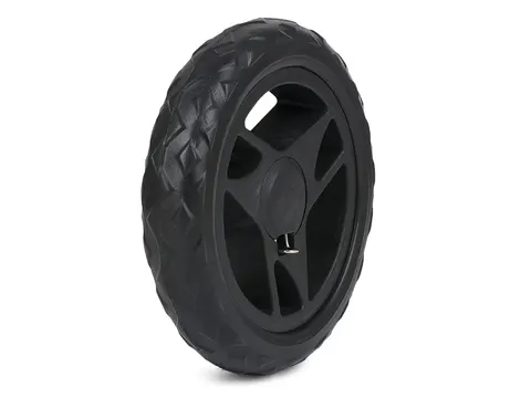 Koło do wózka zakupowego 17 cm czarne 1 sztuka