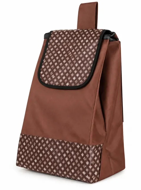 Torba do wózka na zakupy 3K brązowa 40 l
