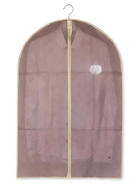 Pokrowiec ubraniowy materiałowy na garnitur, z suwakiem 60x90 cm