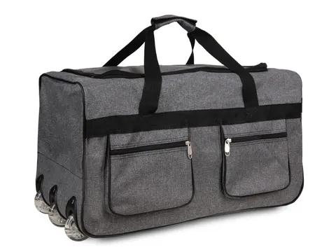 Torba podróżna 60 cm Ormi na kółkach 60/35/30 cm szara