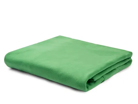 Koc polarowy gładki 160x210 cm zielony