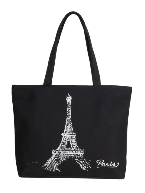 Torebka damska na ramię czarna Paris