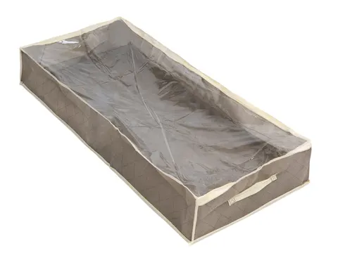 Pudło pokrowiec organizer na pościel 100x45x15cm szary