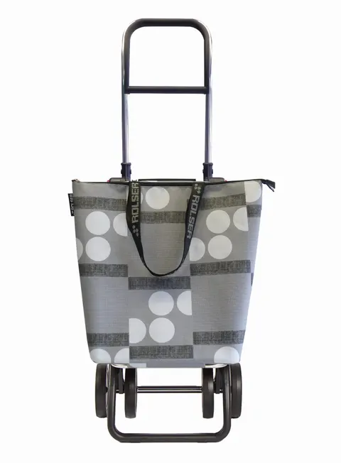 Mały wózek zakupowy + torba 4w1 Rolser MNB019 4k szary