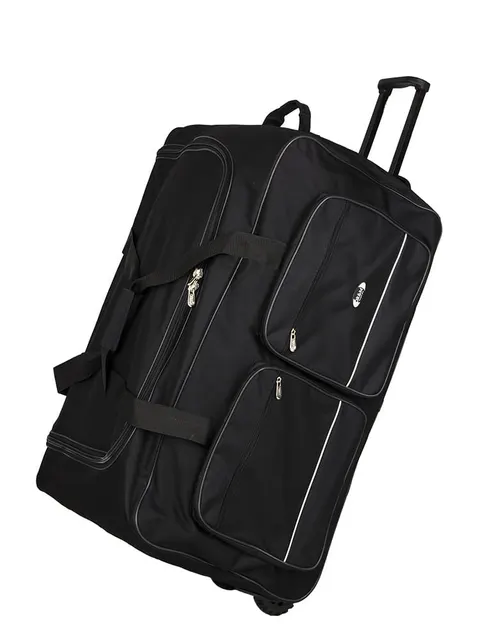Ogromna torba podróżna na kółkach Ormi 87/42/45 cm czarna