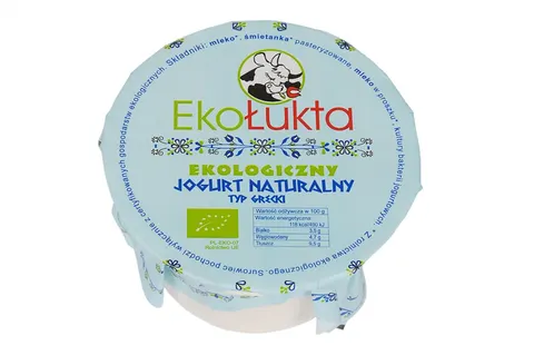 JOGURT NATURALNY TYP GRECKI BIO 200 g - EKO ŁUKTA