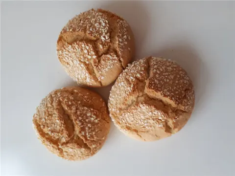 BUŁKI JAGLANE BIO 200 g (2 sztuki) - PIEKARNIA GZIK