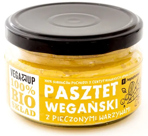 PASZTET WEGAŃSKI Z PIECZONYMI WARZYWAMI BIO 190 g - VEGA UP