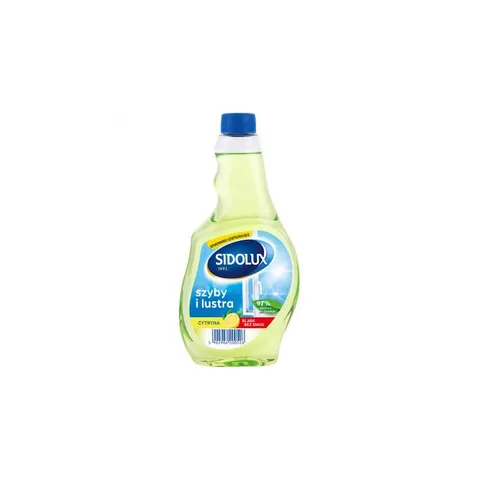 SIDOLUX CRYSTAL Płyn do mycia szyb LEMON zapas, 500 ml