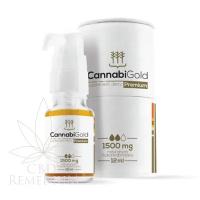 Olej CannabiGold CBD 15% 1500mg 12ml