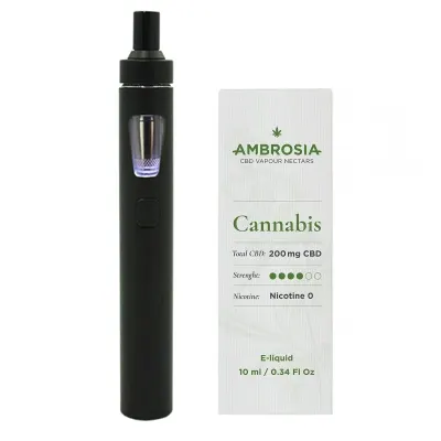 Zestaw startowy - Waporyzator CBD Joyetech eGO AIO i Liquid CBD 200mg