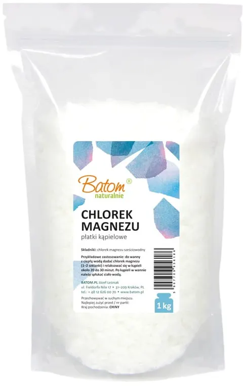 Płatki Kąpielowe (Chlorek Magnezu), Batom, 1 kg