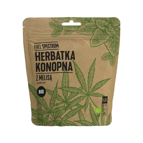 Herbata konopna z melisą