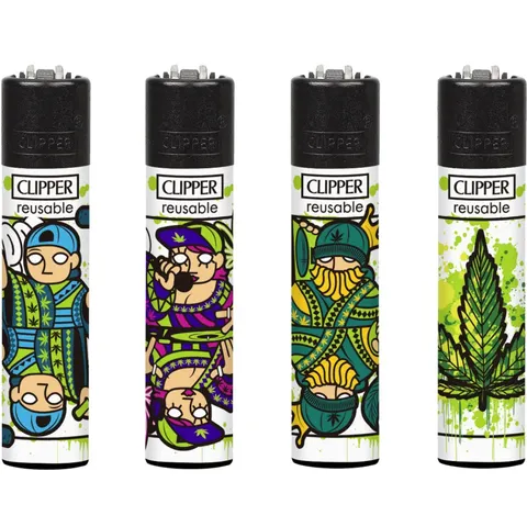 Zapalniczka Clipper - Poker Weed