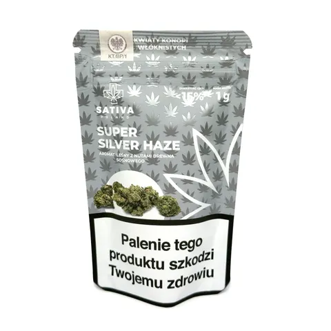 Susz konopny CBD ”Super Silver Haze"