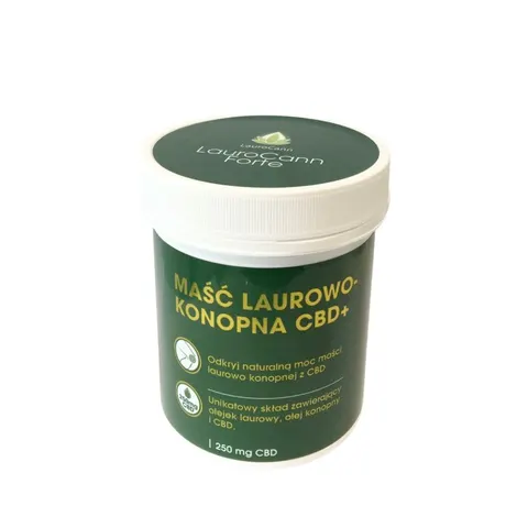 Maść laurowo konopna z CBD (słoik)