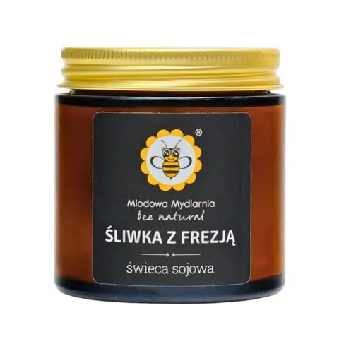 Świeca sojowa - Śliwka z frezją