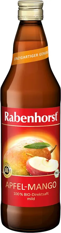 SOK JABŁKO - MANGO NFC BIO 750 ml - RABENHORST