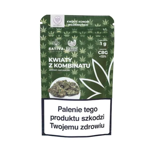 Susz konopny CBG ”Kwiaty z Kombinatu"