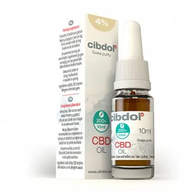 Olej CBD Cibdol 4% 10ml - Szwajcaria