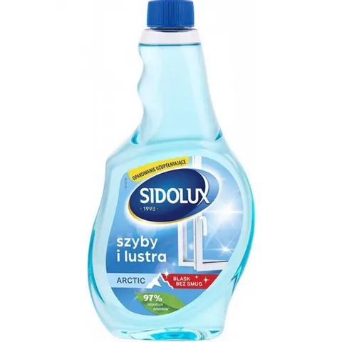 SIDOLUX Płyn do mycia szyb ARCTIC, 500 ml zapas