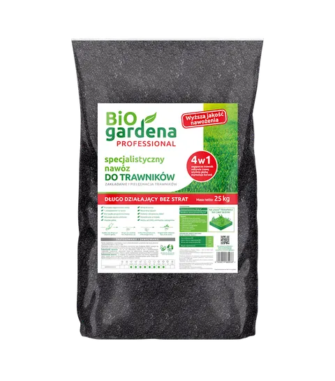 Naturalny nawóz do trawników EKO 25kg Biogardena