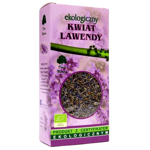 Herbatka z Kwiatu Lawendy BIO 50g - Dary Natury