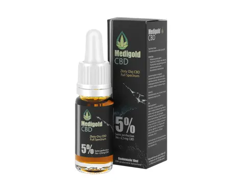 Olejek CBD Medigold 5% 10ml