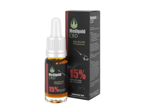 Olejek CBD Medigold 15% 10ml
