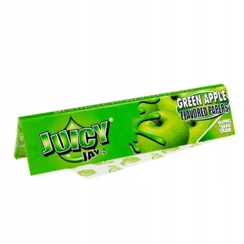 Bibułki Juicy Jay's Green Apple King Size Slim