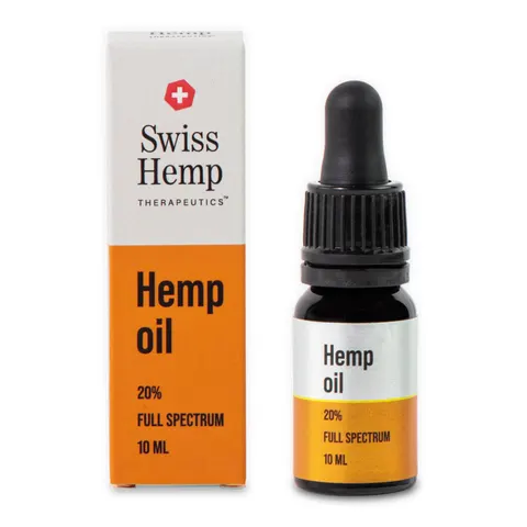 Olej CBD 20% 10ml pełne spectrum Swiss Hemp