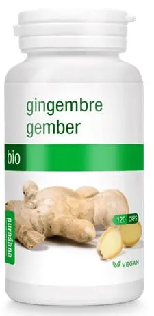 IMBIR BIO 120 KAPSUŁEK (270 mg) - PURASANA