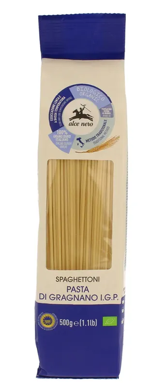 MAKARON (SEMOLINOWY) SPAGHETTONI BIO 500 g - ALCE NERO