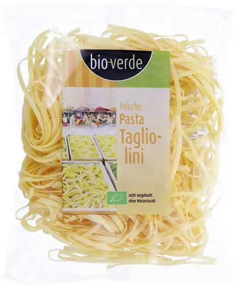 Makaron (Semolinowy Jajeczny Świeży) Tagliatelle Bio 250 g - Bio Verde
