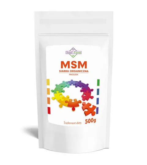 SIARKA ORGANICZNA PROSZEK 500 g - SOUL FARM