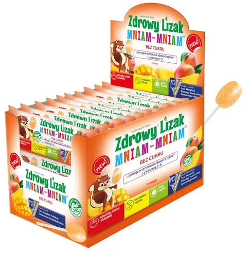 LIZAK O SMAKU MANGO MNIAM-MNIAM BEZGLUTENOWY 6 g - STARPHARMA
