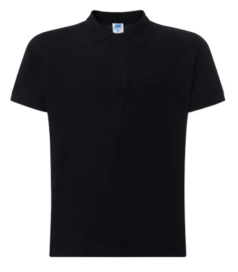 Koszulka polo czarna r, M PORA210