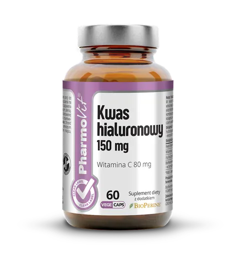KWAS HIALURONOWY 60 KAPSUŁEK 33,78 g - PHARMOVIT (CLEAN LABEL)