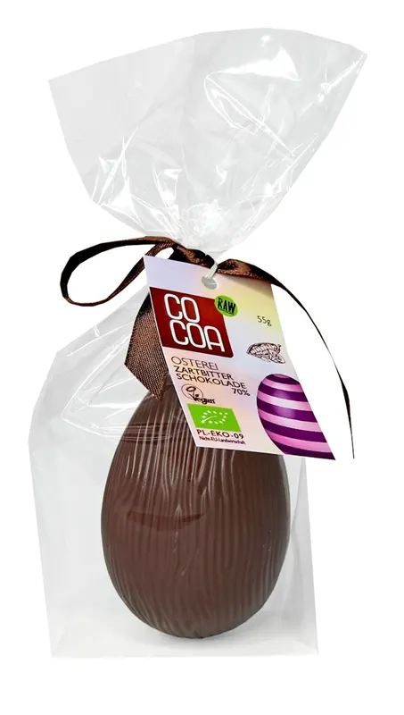 JAJKO Z CZEKOLADY CIEMNEJ BIO 55 g - COCOA