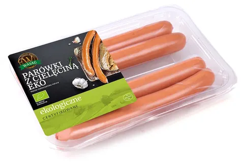 PARÓWKI Z CIELĘCINĄ BIO 240 g - WASĄG
