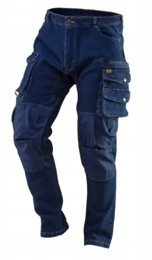 Spodnie robocze wzmocnione na kolanach DENIM 81-228-L NEO