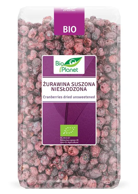Żurawina Suszona Niesłodzona BIO 150g - Bio Planet