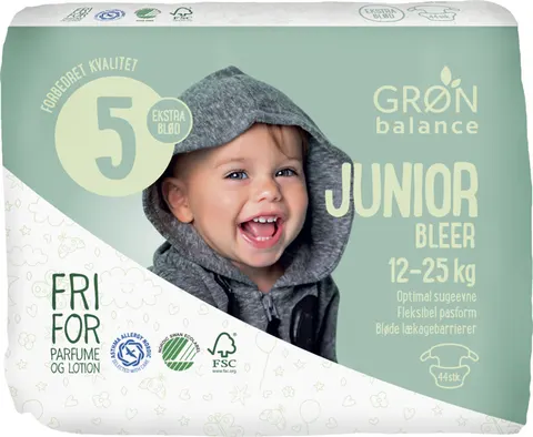 Pieluchy Junior Eco 12–25 kg (44 szt.) - Gron Balance